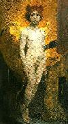 Carl Larsson amor mercurius USA oil painting artist